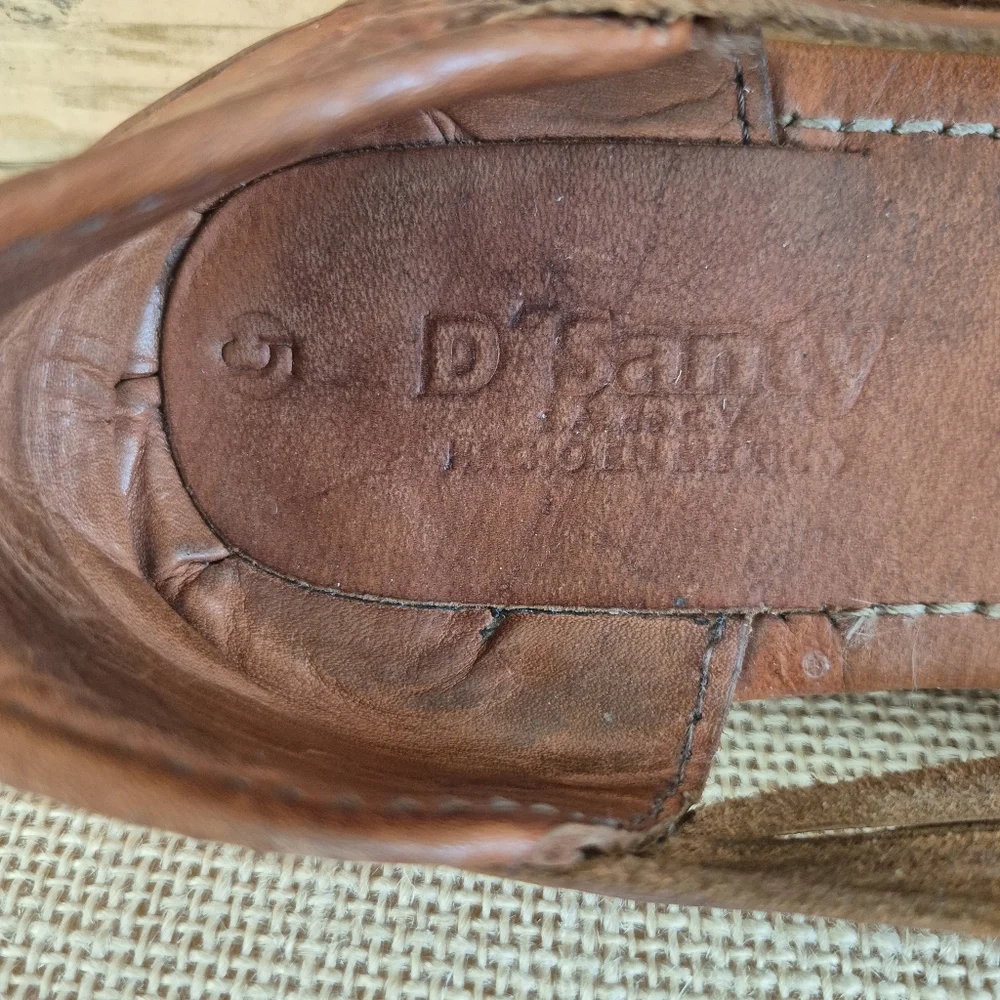 Frida Kahlo Sandals D'Santy Artsy Leather Mexican Huraches Womens 5 MX / 7.5 US